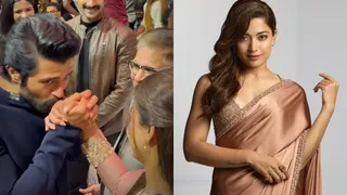PDA Alert! Vijay Deverakonda Kisses Rashmika Mandanna’s Hand At The Girlfriend Success Event | Video