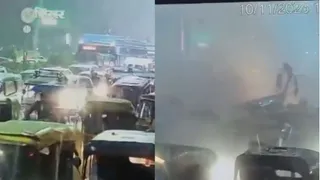 Delhi Blast: New 11-Second Chilling CCTV Footage Shows Exact Moment Hyundai i20 Explodes Near Red Fort | WATCH