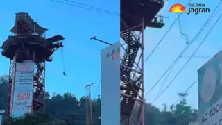 VIDEO: Gurgaon Man Critically Injured After Bungee Jump Rope Breaks Down Mid Air In Rishikesh