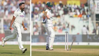 IND vs SA 1st Test: Mohammed Siraj Bowls Peachy Delivery, Breaks Off-Stump In Half As South African Batter Left Clueless | Watch