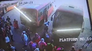 VIDEO: Nine-Year-Old Killed, Several Injured As Bus Ploughs Into Waiting Passengers In Nashik