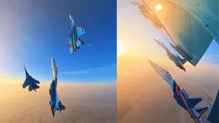 ‘Brother Who Didn’t Return’: Russian Knights Pay 'Missing Man' Tribute To IAF Pilot Namansh Syal At Dubai Airshow | Watch