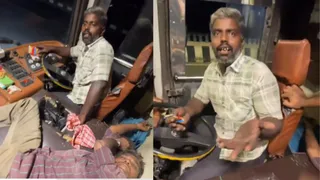 Drunk Bengaluru Bus Driver Threatens To Crash The Vehicle, Terrified Passengers Beg Him To Stop In Viral Video