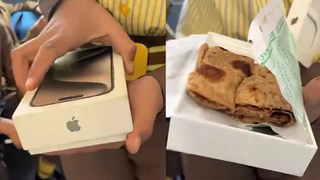 rs-1-5-lakh-lunch-box-student-opens-iphone-box-in-class-parathas-inside-leave-internet-in-splits