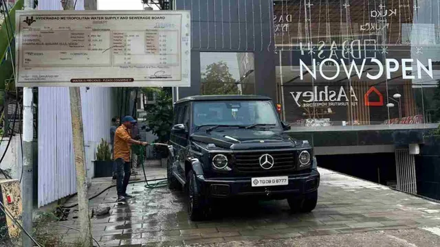 mercedes-benz-g-wagen-owner-fined-rs-10000-for-washing-car-with-drinkable-water-check-details