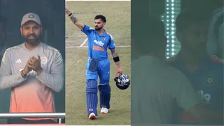 IND vs SA 1st ODI: Virat Kohli Leaves Rohit Sharma In Awe With Sensational Hundred, Receives Hug From Coach Gautam Gambhir