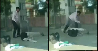 MP: Railway Constable Suspended After Viral Video Shows Him Assaulting Disabled Man At Ujjain Station