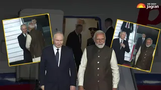 PM Modi Breaks Protocol To Receive Russian President At Airport; Leaders Share Hug, Travel In Same Car | WATCH