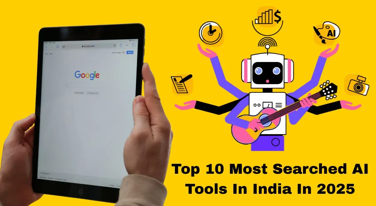  Top 10 Most Searched AI Tools In India In 2025: Google Gemini AI Beats Illustration 