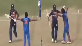 SMAT 2025: Hardik Pandya Celebrates His Own Wicket By Hugging Ravi Bishnoi | Watch