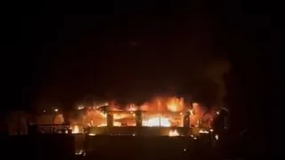 Goa Club Fire: Viral Video Shows Arpora Nightclub Go Up In Flames, Clouds Of Smoke Cover Night Sky | WATCH