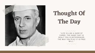 Thought Of The Day By Jawaharlal Nehru: Today's Motivational Quotes For School Assembly On Success