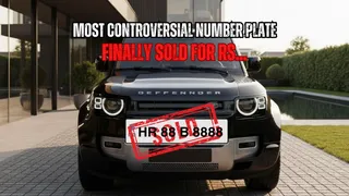 Controversial India’s Most Expensive Number Plate ‘HR88B8888’ Auctioned Again After Winner Failed To Make Payment