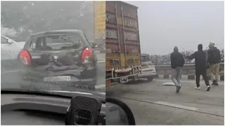 Noida Accident: Multiple Vehicles Collide On Eastern Peripheral Expressway Due To Dense Fog