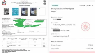 Haryana Police Slaps Rs 10000 Challan On Electric Car For Pollution, Faces Backlash On Social Media