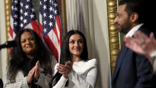 kash-patel-love-story-podcast-with-girlfriend-sparks-massive-backlash-as-brown-shooting-manhunt-continues