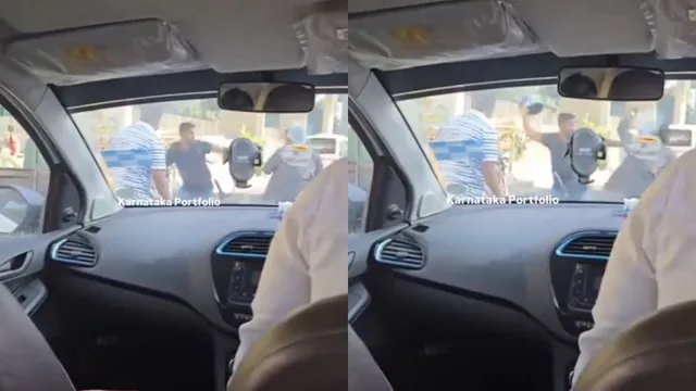 caught-on-camera-bengaluru-men-fight-with-helmets-on-busy-road-amid-heavy-traffic-police-take-action-after-video-goes-viral