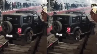 Mahindra Thar Enters Active Train Track On Dimapur Railway Station; Netizens React