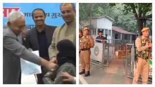 Nitish Hijab Row: Bihar Chief Minister's Security Tightened Amid Outrage; Threatening Video Emerges