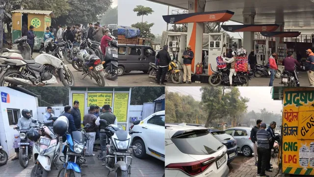 no-puc-no-fuel-rule-sparks-chaos-long-queues-seen-at-delhi-petrol-pumps-as-strict-pollution-curbs-kick-in