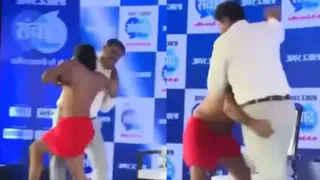 WATCH: Yoga Guru Ramdev Challenges Journalist To Wrestling Match, Unexpected Outcome Leaves Social Media Amused