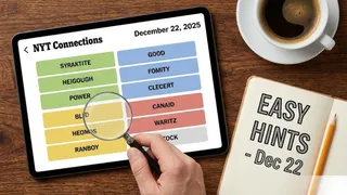 Crack NYT Connections December 22 Smoothly Using Easy Hints, Clear Clues And Today’s Full Answers