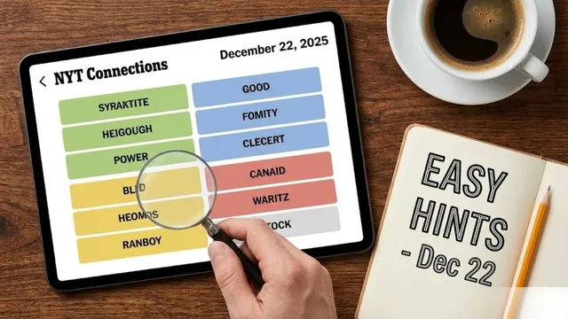 crack-nyt-connections-december-22-smoothly-using-easy-hints-clear-clues-and-todays-full-answers
