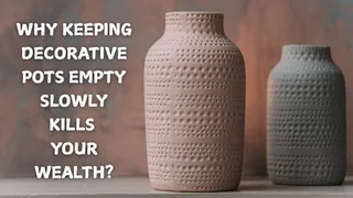 Why Keeping Decorative Pots Empty Slowly Kills Your Wealth? Check 3 Things To Put In Them As Per Vastu