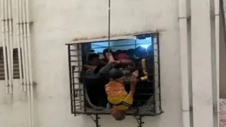 Surat: Man Slips From 10th Storey While Sleeping, Hangs Upside Down On 8th-Floor Grill For Hour Before Dramatic Rescue
