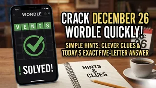 Crack December 26 Wordle Quickly Using Simple Hints, Clever Clues And Today’s Exact Five-Letter Answer