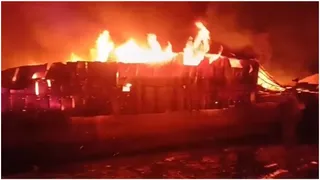 Bhopal Timber Market Erupts In Fire, Shops Engulfed; Four Sustain Burn Injuries