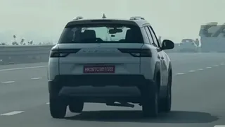 Watch: Maruti Brezza Facelift Spied Undisguised; Gets Level 2 ADAS, Underbody CNG Tank, And More