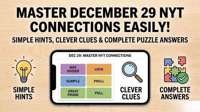 master-december-29-nyt-connections-easily-with-simple-hints-clever-clues-and-complete-puzzle-answers