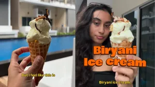 Biryani Ice Cream? Woman’s Weird Dessert Experiment Has Internet Shook | Viral Video