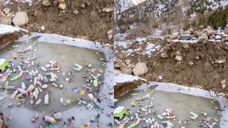 Forest Officer Shares Video Of Littered Himachal Mountains, Calls Out Careless Tourists For Harming Nature