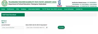 TS TET Hall Ticket 2026 Released At tgtet.aptonline.in: Direct Link Here