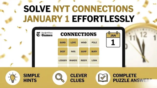 solve-nyt-connections-january-1-effortlessly-with-simple-hints-clever-clues-and-complete-puzzle-answers