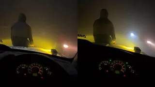 Man Sits On Moving Car Bonnet To Guide Driver In Thick Fog, Internet Calls Him 'Chalta Phirta Traffic Police'