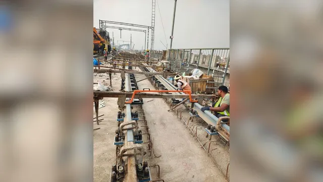patna-metro-update-structural-work-accelerates-at-khemnichak-station-focus-on-safety-peb-standards