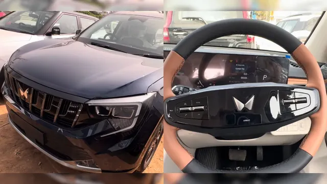 mahindra-xuv-7xo-leaked-video-dealer-yard-interior-exterior-features-launch-today