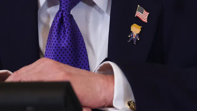 presidents-happy-trump-lapel-pin-sparks-buzz-during-venezuela-oil-talks-says-im-never-happy-while-wearing-it