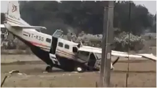 Aircraft With Six Passengers Onboard Crashes Near Rourkela Airstrip