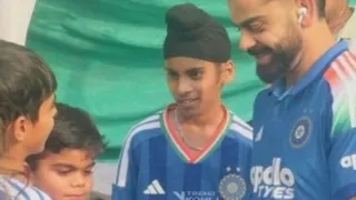 IND vs NZ: Virat Kohli Meets His Childhood Lookalike, Fans Say, '19-20 Ka Fark Bhi...'