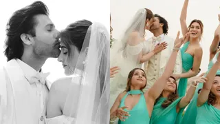 Nupur Sanon And Stebin Ben Seal Their Love With A Kiss In Dreamy Christian Wedding Pics