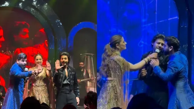 nupur-sanon-stebin-ben-dance-their-hearts-out-at-singer-sagar-bhatia-qawwali-night-during-wedding-festivities