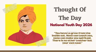 Thought Of The Day By Swami Vivekananda For National Youth Day 2026: Today's Motivational Quotes For School Assembly On Youth And Self-Belief