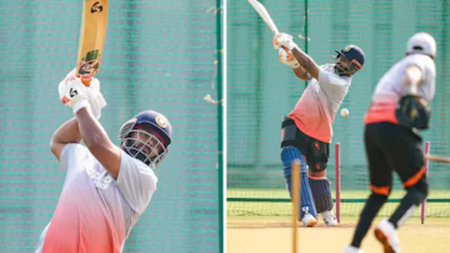 india-national-cricket-team-vs-new-zealand-national-cricket-team-rishabh-pants-injury-in-training-session-which-ruled-him-out-of-odi-series-against-new-zealand-watch