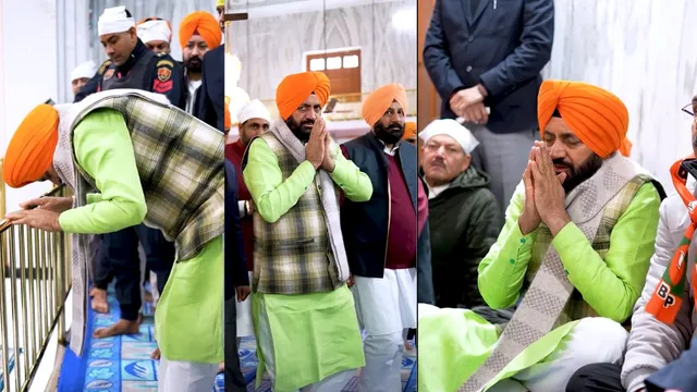 haryana-cm-saini-visits-ludhiana-gurudwara-charan-kanwal-sahib-urges-people-to-follow-guru-gobind-singh-teachings