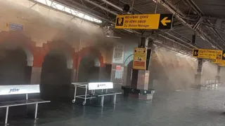 Odisha: Massive Fire At Jharsuguda Junction; Signal Office Gutted After 25,000V Wire Snaps