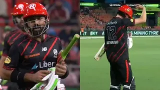 Mohammad Rizwan Faces Huge Embarrassment During Big Bash League, Forced To Retire Out By Melbourne Renegades | Watch